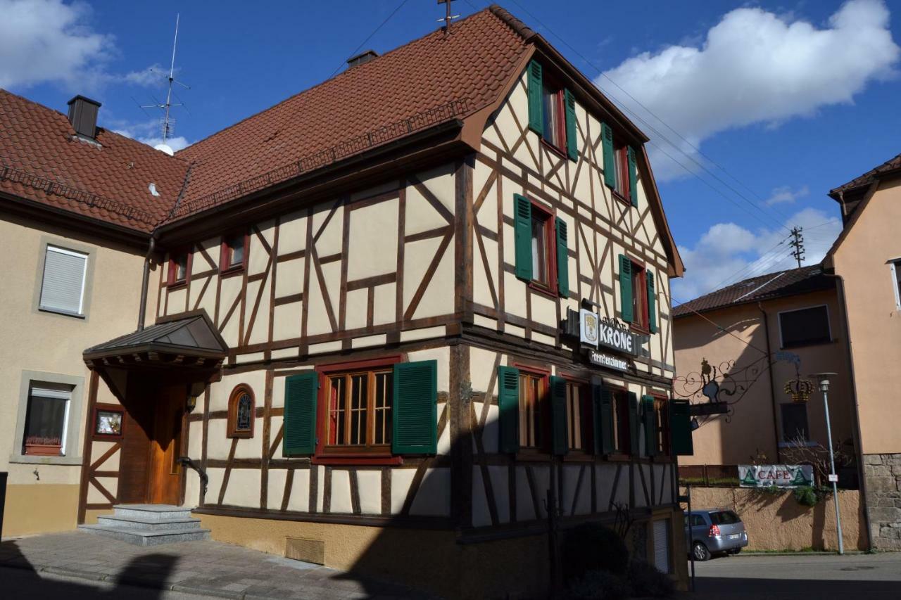 Pension Krone Sternenfels エクステリア 写真